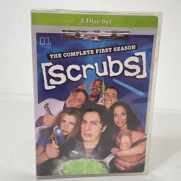 Scrubs: The Complete First Season (3 DVDs 2005) Hospital Comedy - Picture 1 of 8